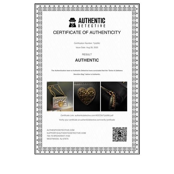 Dolce & Gabbana NIB Medium Devotion Shoulder Bag in Silver - Picture 15 of 16